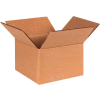 Cardboard Corrugated Boxes 4" x 4" x 3" 200#/ECT-32 - Pkg Qty 25