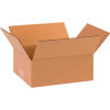 Global Industrial&#153; Flat Cardboard Corrugated Boxes, 8&quot;L x 6&quot;W x 2&quot;H, Kraft - Pkg Qty 25