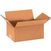 Global Industrial&#153; Cardboard Corrugated Boxes, 9&quot;L x 6&quot;W x 4&quot;H, Kraft - Pkg Qty 25