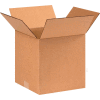 Global Industrial™ Cube Cardboard Corrugated Boxes, 9"L x 9"W x 9"H, Kraft - Pkg Qty 25