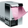 Anti-Static Bubble Roll with Dispenser Pack 24" x 175' x 3/16", Pink, 1 Roll
