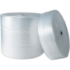 Perforated Air Bubble Roll, 12"W x 250'L x 1/2" Thick, Clear, 4/Pack