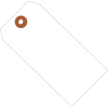 Plastic Shipping Tag 4-3/4" x 2-3/8" White - 100 Pack