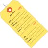Global Industrial Consecutively Repair Tag Pre Wired#5, 4-3/4"L x 2-3/8"W, Yellow, 1000/Pk