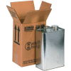 One - 1 Gallon F-Style Haz Mat Boxes, 6-3/4" x 4-5/16" x 10-3/8", 20/Pack