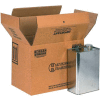 Four - 1 Gallon F-Style Haz Mat Boxes, 13-3/4" x 9" x 10-3/8", 20/Pack