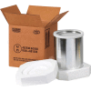 One - 1 Gallon Foam Haz Mat Shipper Kit, 8-1/2" x 8-1/2" x 9-5/16"