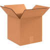 Global Industrial Heavy Duty Double Wall Corrugated Boxes, 12"L x 12"W x 12"H, Kraft - Pkg Qty 15