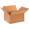 Global Industrial Heavy Duty Cardboard Corrugated Boxes, 17"L x 11"W x 8"H, Kraft - Pkg Qty 25