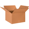 Global Industrial Heavy Duty Double Wall Corrugated Boxes, 18"L x 18"W x 12"H, Kraft - Pkg Qty 15