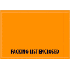 Full Face Envelopes - "Packing List Enclosed/Important Papers" 4-1/2 x 6-1/2" Orange - 1000/Case