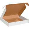Corrugated Tab Lock Literature Mailers 13" x 13" x 3" 200#/ECT-32 White - Pkg Qty 50