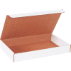 Corrugated Literature Mailers 14-1/8" x 8-3/4" x 2" 200#/ECT-32 White - Pkg Qty 50