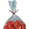 Global Industrial Twist Ties Open Type Bag, 4"L x 1/8"W, Red, 2000/Pack