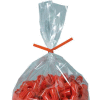 Paper Twist Ties 6" x 5/32" Orange 2000 Pack