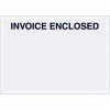 Panel Face Envelopes - "Invoice Enclosed" 5 x 7" Clear - 1000/Case