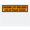 Panel Face Bilingual Envelopes - "Packing List Enclosed" Orange 7-1/2 x 5-1/2" - 1000/Case