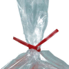 Plastic Twist Ties 8" x 5/32" Red 2,000 Pack