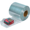 PVC Shrink Tubing, 100 Ga., 16"W x 1500'L, Clear, 1 Roll