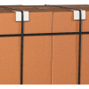 Light Duty Strapping Protectors, 3"L x 2"H x 2"D x 0.160" Thick, White, Pack of 1000