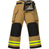 Lakeland BP3307G OSX B2™ Battalion Fire Protective Pleated Turnout Gear Pants 40"-30", Gold