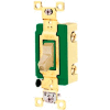 Bryant 3001I Industrial Grade Toggle Switch, 30A, 120/277V AC, Single Pole, Ivory