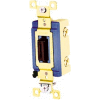 Bryant 4804L Industrial Grade Toggle Switch, Four Way, 15A, 120/277V AC, Locking