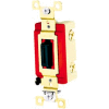 Bryant 4903L Industrial Grade Toggle Switch, Three Way, 20A, 120/277V AC, Locking