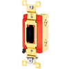 Bryant 4921L Toggle Switch, Single Pole, Double Throw, 20A, 120/277V AC, Locking