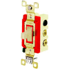 Bryant 4922I Toggle Switch, Single Pole, Double Throw, 20A, 120/277V AC, Ivory