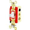 Bryant 4922W Toggle Switch, Single Pole, Double Throw, 20A, 120/277V AC, White