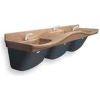 Bradley Corp® Lavatory System, Low On Left And Right, Series FL3L, 3 Person