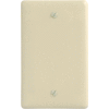 Bryant NP13AL Box Mounted Blank Plate, 1-Gang, Standard, Almond Nylon