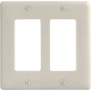 Bryant NP262LA Styleline Rectangular Plate, 2-Gang, Standard, Light Almond Nylon