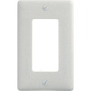Bryant NP26W Decora Wallplate, 1-Gang, Nylon, White, Standard Size - Pkg Qty 10
