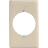 Bryant NP724I Single Receptacle Plate, 1-Gang, Standard, Ivory Nylon, 2.15 open