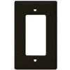 Bryant NPJ26BK Styleline Rectangular Plate, 1-Gang, Mid-Size, Black Nylon