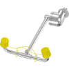 Bradley® Swing-Down Eye Wash. Deck Mount - S19-270HD