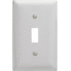 Bryant Ss1 Toggle Plate, 1-Gang, Standard, Satin Stainless - Pkg Qty 10