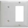 Bryant SS1426 Blank Styleline Combo Plate, 2-Gang, Standard, Satin Stainless
