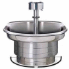 Bradley Corp® Wash Fountain, 54 In Wide, Semi Circular, Series WF2704, 4 Person Sink