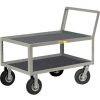 Little Giant® Low Deck Instrument Cart w/Non-Slip Vinyl Shelf Surface, 24 x 48