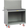 Little Giant MM-2448-FL-PB 48"W x 24"D Mobile Service Bench, Non-Slip Vinyl Top