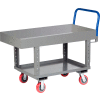Little Giant® Work Height Platform Truck RNL2X624486PYAH with 6" Deep Deck 24 x 48 Adj. Height