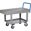 Little Giant® Work Height Platform Truck RNL2X630606MRAH with 6" Deep Deck 30 x 60 Adj. Height