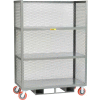 Little Giant® Forkliftable Order Picking Truck, 3600 lb. Capacity, 48"L x 30"W x 68", Gray