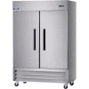 Arctic Air Reach In Freezer, 2 Solid Doors, 49 Cu. Ft., Stainless Steel