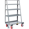 Little Giant® "A" Frame Sheet & Panel Truck w/Back Shelf Storage, 24x60, 2000 lb Capacity