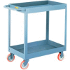 Little Giant® Service Cart w/2 Tray Shelves, 1200 lb. Capacity, 36"L x 24"W x 35"H, Gray
