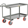 Little Giant® Welded Shelf Truck ERGL-3060-8PYBK, Lip Shelves, 30 x 60